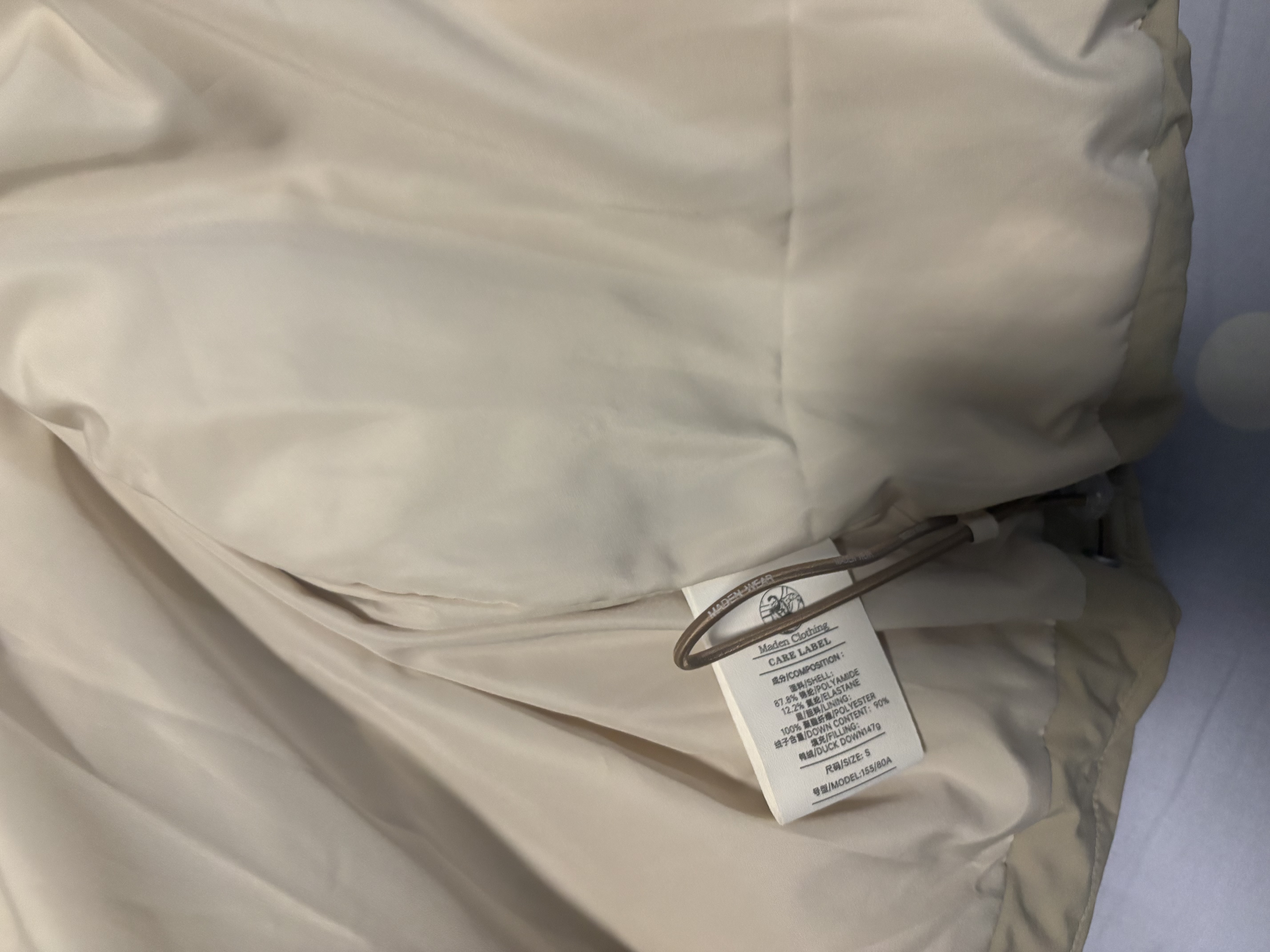 马登美高卡其色立领短款泡芙90羽绒服小个子加厚面包服外套上衣冬 浅卡其 【女款羽绒服2026新款/高端洋气羽绒服】 S （80-100斤） 实拍图