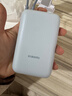 小米（MI）【3C认证】小米充电宝移动电源 10000  自带线双向快充口袋版 电源 灰蓝色可上飞机/火车 实拍图