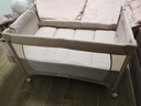 优乐博（ULOP）婴儿床可折叠可移动0-3岁宝宝床多功能婴儿床可升降婴儿拼接床 [蚊帐+置物袋+万向轮]一键折叠床标准款 婴儿用品实用新生儿见面礼物便携折叠婴儿床 实拍图
