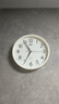 康巴丝（Compas）挂钟客厅静音走时简约石英钟表挂墙时钟 c2855 白色 26cm直径 实拍图