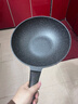 爱仕达（ASD）炒锅麦饭石色不粘平底炒菜锅立盖30cm燃气电磁炉通用CL30S11WG 实拍图