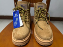 回力男鞋2025秋冬季新款男士马丁靴工装风大黄靴高帮登山鞋子 卡其 45 实拍图