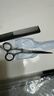 启漫理发剪刀美发剪发剪刀 不锈钢平剪 理发神器自己剪刘海 专业成人儿童剪头发剪刀QM01A平剪 实拍图