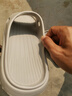 洁丽雅防臭拖鞋男士夏季2025新款居家室内浴室洗澡eva家用防滑凉拖鞋女 浅灰 【1.0性价比 | 无甲醛致癌物】 40-41 【适合39-40码】 实拍图