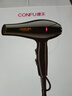 康夫（CONFU）电吹风机家用大功率2200W冷热风专业发廊级理发店恒温吹风筒机KF-8953 【柔顺护发】负离子+高档梳 黑金 实拍图