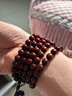 龍隐正宗小叶紫檀手串男女士款文玩手链檀香木佛珠子转运正品高端情侣 带金星款8mm*108颗（京仓速发） 实拍图