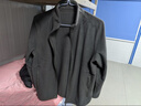 京东京造摇粒绒外套防静电抓绒衣保暖卫衣夹克男女同款T恤打底 黑色 L 实拍图