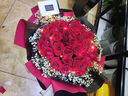 幽客玉品情人节鲜花速递红玫瑰花束表白送女友老婆生日礼物全国同城配送 33朵红玫瑰花束—女王款 实拍图