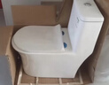 松鲸 卫浴家用马桶坐便器大冲力超漩虹吸式静音连体座便器小户型马桶 热卖款【管道施釉】400坑距 实拍图