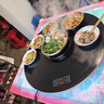 芝梵饭菜保温板加热菜板保温板暖菜板家用带电磁炉火锅暖菜板+火锅+自动旋转家庭旋转餐桌加热转盘 黑丨80CM【电动+手动旋转】电磁炉火锅款 实拍图