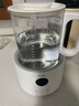 海尔恒温电热水壶1.5L 速热烧水壶煮茶壶冲泡奶粉调奶器 保温除氯不锈钢加热盘电热水壶H207白色 实拍图