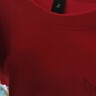 特步（XTEP）保暖卫衣男秋冬季运动服刺绣针织上衣男装休闲圆领加绒套头衫 喜庆红-加绒款（0122） L 实拍图