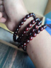 龍隐正宗小叶紫檀手串男女士款文玩手链檀香木佛珠子转运正品高端情侣 带金星款8mm*108颗（京仓速发） 实拍图