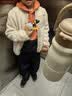 李宁童鞋儿童运动鞋男大童交叉松紧带减震回弹休闲鞋36YKCU128-3 实拍图