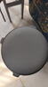 景彩凳子家用客厅塑料凳子加厚圆凳可叠放网红高凳现代简约餐桌凳DZ05 加大软包凳四把装-【两灰两咖】 实拍图
