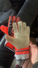 匹克守门员手套带护指天然乳胶防滑耐磨减缓冲击成人儿童专业训练门将手套足球手套守门员装备橙色7号 实拍图