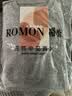 罗蒙（ROMON）一线成衣纯羊毛衫男士半高领加厚毛衣冬季宽松羊毛针织打底衫 825浅灰色 2XL 实拍图