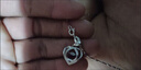 唯一（Winy）999纯银项链女款高级感莫桑钻吊坠生日新年情人节礼物送女友老婆 实拍图