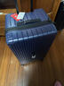 爱华仕行无界行李箱男拉杆箱女大容量旅行箱28英寸三七开托运密码箱蓝色 实拍图