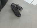 京东京造【浴室拖】拖鞋男士软弹速干漏水拖鞋eva浴室凉拖熠光黑42-43 实拍图