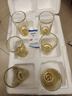 青苹果新年手握金山白酒杯精致二两杯6只装 加厚水晶玻璃带刻度观山杯 实拍图