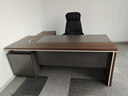 森菲亚老板办公桌领导大班台经理主管桌椅办公室大板桌 2.0米老板桌+椅 实拍图