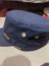 Jeep吉普帽子男平顶帽时尚潮四季帽休闲帽子短檐太阳帽鸭舌帽男棒球帽 深蓝色 均码 实拍图