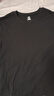 京东京造【情侣纯棉T】t恤男秋季新款衣服打底衫短袖 黑色 XL 实拍图