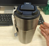 京东京造保温杯 咖啡杯水杯男士女儿童学生伴手礼品316不锈钢 银灰色480ml 实拍图