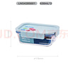 乐扣乐扣（LOCK&LOCK）清新玻璃保鲜盒微波饭盒三件套(630ml*2+便当包)LNG428S601薄荷绿 实拍图