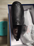 意尔康男鞋秋季羊皮舒适一脚蹬皮鞋男软面套脚商务休闲鞋 59171W黑色 41 实拍图
