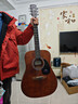 萨伽（SAGA） 吉他sf700单板面单民谣萨迦木吉他入门初学者萨嘎乐器 41英寸D桶SF700CR复古色缺角 实拍图