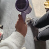 syouran电吹风机学生宿舍专用小功率男女折叠吹风机便携大学生寝室风筒500W800W1000W以下负离子不伤发 紫色800W可折叠（吹风机学生宿舍专用） 实拍图