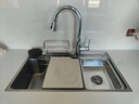 九牧（JOMOO）抽拉悬停厨房水龙头冷热出水可旋转三档切换龙头33098-385/1B5-Z 实拍图