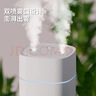 Hulker 【10W+销量加湿器】加湿器 卧室迷你家用办公室桌面车载低噪上加水小型usb空气加湿器 【白色】升级双喷/澎湃出雾/600ml大容量 实拍图