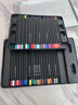 辉柏嘉（Faber-castell） 黑杆油性彩铅 绘画工具 画画套装48色铁盒116448（附笔刨橡皮）美术写生 实拍图