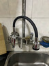柏温明装厨房冷热水龙头全铜体混水阀冷热水龙头明管洗衣池洗菜盆龙头 万向明装厨房水龙头 实拍图