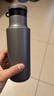 京东京造保温杯运动随行316L不锈钢水杯男士轻便登山户外杯子银灰色480ml 实拍图