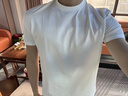 京东京造【已售300w件】短袖t恤男衣服秋季男士打底外穿 白色 M 实拍图