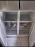 格力（GREE）晶弘421升十字对开门风冷无霜冰箱变频节能钢化玻璃面板-33°深冻黑科技家用大容量电冰箱 BCD-421WPQG/闪烁银 实拍图