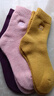 猫人3双装35%羊毛袜子女秋冬中筒毛圈袜加厚保暖袜睡眠袜女士月子袜 实拍图