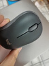 罗技（Logitech）M185鼠标 无线鼠标 办公鼠标 对称鼠标 黑色灰边 带无线2.4G接收器 实拍图