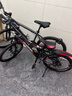 凤凰（Phoenix）儿童自行车山地车男女学生脚踏车6-15岁童车 霸道 黑红色 22寸 实拍图