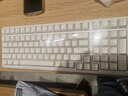 RK98机械键盘无线2.4G有线蓝牙三模键盘笔记本家用办公台式机游戏键盘100键98配列RGB背光白色茶轴 实拍图