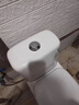 松鲸 卫浴家用马桶坐便器大冲力超漩虹吸式静音连体座便器小户型马桶 升级款【超大冲力】300坑距 实拍图