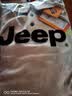 JEEP吉普长袖T恤男士春秋季polo宽松休闲打底衫衣服男装 卡其加绒 3XL 实拍图