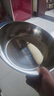 【不锈钢】和面盆厨房烘焙家用火锅盆洗菜打蛋汤锅盆醒面盆料理盆 32cm【热卖款】不锈钢 和面盆 实拍图