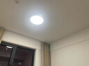 雷士（NVC）阳台灯卧室灯吸顶灯书房现代简约防蚊虫led照明24瓦暖白光 实拍图