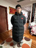 李宁荣耀系列长款羽绒服男女2025新款情侣连帽冬季鸭绒运动服 实拍图