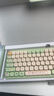 B.O.W航世K509DL无线蓝牙三模键盘适用华为小米苹果笔记本电脑台式充电便携女生办公游戏通用青萌萌绿喵 实拍图